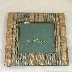 Vintage Jim Thompson Silk Picture Frame 5" x 5'" For 3" X 3” Photo